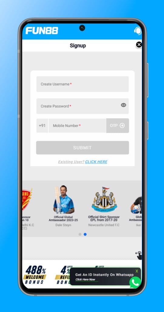 Sign up fun88