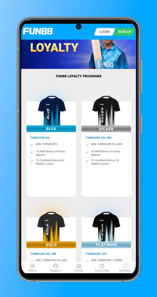 loyalty merch fun88